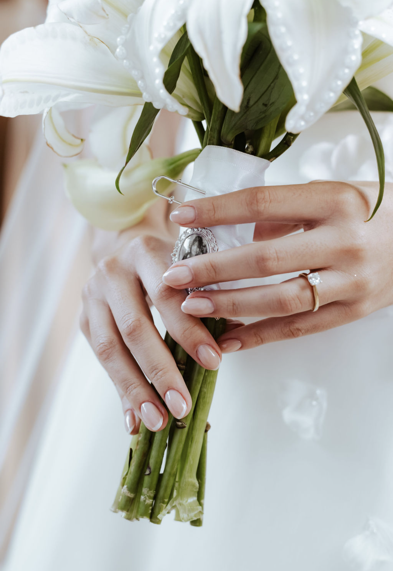 Detalle del ramo de novia